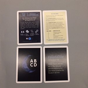 Juego de Cartas Personalizado con Caja para Impresión en Papel, Temas Divertidos para Conversar, <span class=keywords><strong>Preguntas</strong></span> para Jugar en Equipo - Product Image 1