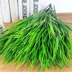 N-0054 de plástico para plantas colgantes, plantas artificiales resistentes a los rayos UV, color amarillo, Morado, 9 Uds. - Product Image 5