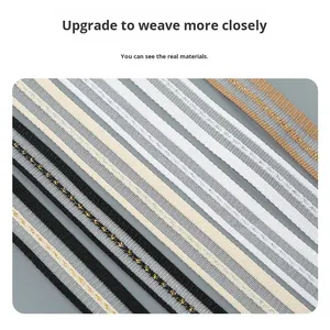 YS Manufacturer Polyester Multi-Color Flat Hollow <b>Fishnet</b> Shoelaces Ribbon Decorative 1.8cm Width RTS Made in China Unisex - Product Image 3