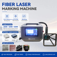 Máquina de Marcado Láser de Fibra Portátil Inalámbrica de 20W 30W 50W con Batería de Litio Recargable para Trabajos en Exteriores sin Conexión
