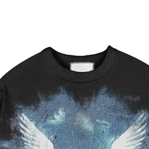 Double Layer <b>Long</b> Sleeve T-shirt Anti-shrink High Quality Oversize Casual Customize Design OEM Service Unisex <b>Tshirt</b> - Product Image 6