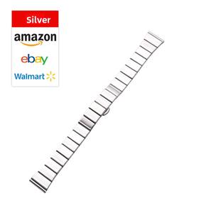 <span class=keywords><strong>Correas</strong></span> de reloj de silicona de alta gama DIY compatibles con relojes y dijes de reloj, correa de acero inoxidable con forma de bambú - Product Image 5