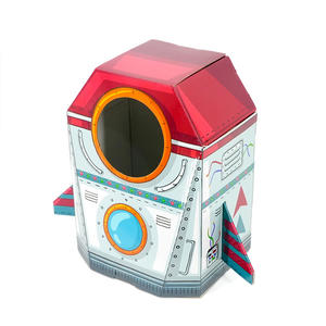 Mode spécial avion taille personnalisé luxe grand <span class=keywords><strong>carton</strong></span> papier enfants <span class=keywords><strong>fusée</strong></span> jouet boîte d'emballage cadeau avec logo - Product Image 1