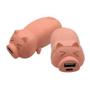 Chargeur portable DY-001 à bas prix, 2600 mAh, <span class=keywords><strong>3000</strong></span> mAh, en forme de cochon, pour téléphone portable, avec logo, joli chargeur portable en forme d'animal - Product Image 5