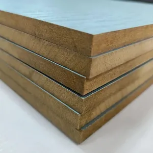 中密度纤维板/hdf板贴膜中密度纤维板18毫米三聚氰胺中密度纤维板木材纤维板制造商来自中国