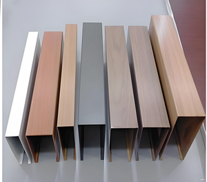 قطاعات ألمنيوم عالية الجودة قابلة للتخصيص من سلسلة 6000 بنمط الخشب للقطع/اللحام للديكور الداخلي/الخارجي - Product Image 2