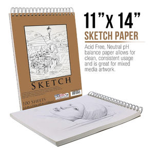 Carnet de croquis relié personnalisé de haute qualité 100 pages A4 carnet de croquis - Product Image 2