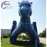 Tunnel gonflable pour chevaux, arène d'équitation gonflable pour événements sportifs