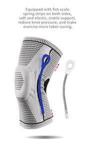 Genouillère de soutien pour hommes et femmes, idéale pour la course et l'entraînement, manchon de compression pour le genou - Product Image 4