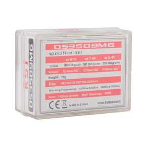 Wholesale KST DS3509MG 35kg 8.4V HV Digital Coreless Motor Metal Gear 25T Large Torque 30cc 120 Class RC Servos - Product Image 3
