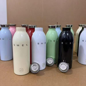 Retro Style 500ml Insulated Stainless Steel <b>Water</b> <b>Bottle</b> with >24 Hours Cold Retention Bullet Shape <b>BPA</b> <b>Free</b> & Leak-Proof - Product Image 2