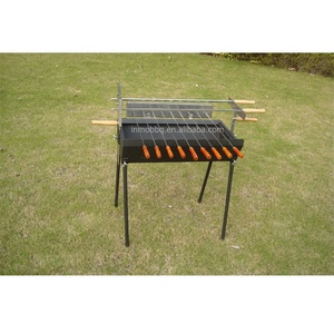 Black Cyprus Grill <strong>Barbeque</strong> Spit with <strong>Small</strong> Kebab Skewers - Product Image 3