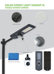 Lámpara Solar de Calle con Doble Lente de 800w, Todo en Uno, con CCTV de 4MP, WiFi 4G y Cámara EseeCloud para Jardín y Carretera - Product Image 4