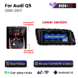 Autoradio Multimédia MEKEDE MNX Écran Tactile Android 4G WIFI 8 Cœurs pour <span class=keywords><strong>Audi</strong></span> <span class=keywords><strong>Q5</strong></span> 2010-2017 avec Caméra Panoramique 360 et DVR ADAS - Product Image 4