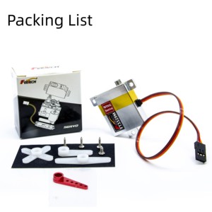 มอเตอร์เซอร์โวแบบไร้แกนดิจิตอล8.4V 10kg.cm ขนาดไมโคร250องศาเฮลิคอปเตอร์ RC แบบปีกเพรียวบาง5kg-FT3329M - Product Image 6