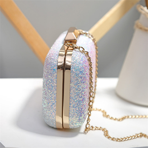 <span class=keywords><strong>Elegante</strong></span> Borsa a Tracolla con Catena in Stile Coreano, <span class=keywords><strong>Pochette</strong></span> da Sera per Signore - Product Image 5