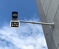 Iluminador IR de Ángulo Amplio con Láser de 850nm, IP65 Impermeable, Luz Infrarroja LED para Cámaras de Seguridad CCTV, Visión Nocturna Moderna para Exteriores de 150M