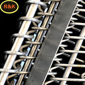 Sabuk Konveyor Spiral Rantai Baja Tahan Karat Keseimbangan Logam Kawat Tenun Sabuk Jala Konveyor Sabuk Jala - Product Image 4