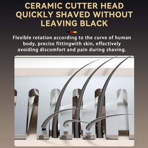 Tondeuse corporelle <span class=keywords><strong>Kemei</strong></span> KM-1845 pour hommes et femmes, lame en céramique, tondeuse à cheveux IPX7, tondeuse pour l'aine, rasoir corporel, tondeuse pour bikini - Product Image 4