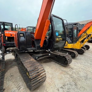 Grande réduction sur l'excavatrice sur chenilles Hitachi ZX70 d'occasion, 7 tonnes, état parfait, faible nombre d'heures de fonctionnement, en stock, moteur, boîte de vitesses et pompe conformes aux normes EPA/CE - Product Image 5