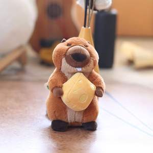 Xinhui Internet Celebrity Venta caliente lindo pequeño ratón colgante peluche juguete marmota bolsa colgante Decoración - Product Image 3