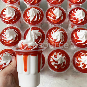 Modelo de simulación de helado de 8.3oz con forma de vórtice americano, hecho a mano de plástico, en varios colores, para decoración de tiendas de postres. - Product Image 3