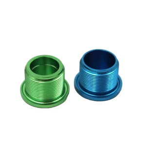 Piezas de mecanizado CNC de precisión industrial, piezas de aleación de aluminio anodizado en negro, dorado, azul, verde y cobre, fabricación de prototipos. - Product Image 4
