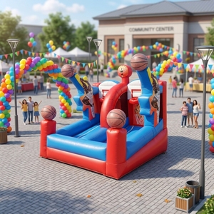 Château gonflable de luxe moderne pour soirées cinéma en plein air, pique-niques, locations de jeux gonflables, divertissement extérieur - Product Image 1