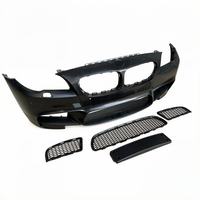 Kit de pare-chocs avant modifié M5 pour BMW Série 5 F10 F18 avec calandre et plaque d'immatriculation, kit de carrosserie avant, mise à niveau 2011-2017
