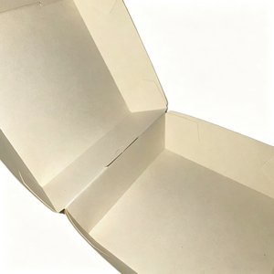 Boîte à hamburger en papier kraft biodégradable de grande taille, écologique, robuste et résistante, pour les grands hamburgers - Product Image 2