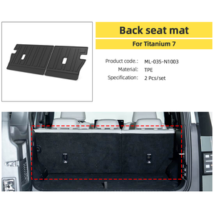 Accesorios Interiores y Exteriores para BYD Leopard 7 Ti 7 Titanium 7: Alfombrillas, Protector de Salpicaduras, Visera para Ventana, Caja de Almacenamiento para Maletero Trasero - Product Image 4