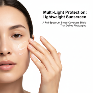 كريم واقي من الشمس عشبي خفيف الوزن متعدد الاستخدامات بعامل حماية SPF50+ PA+++، حماية واسعة النطاق ضد الشيخوخة الضوئية للخلايا - Product Image 2