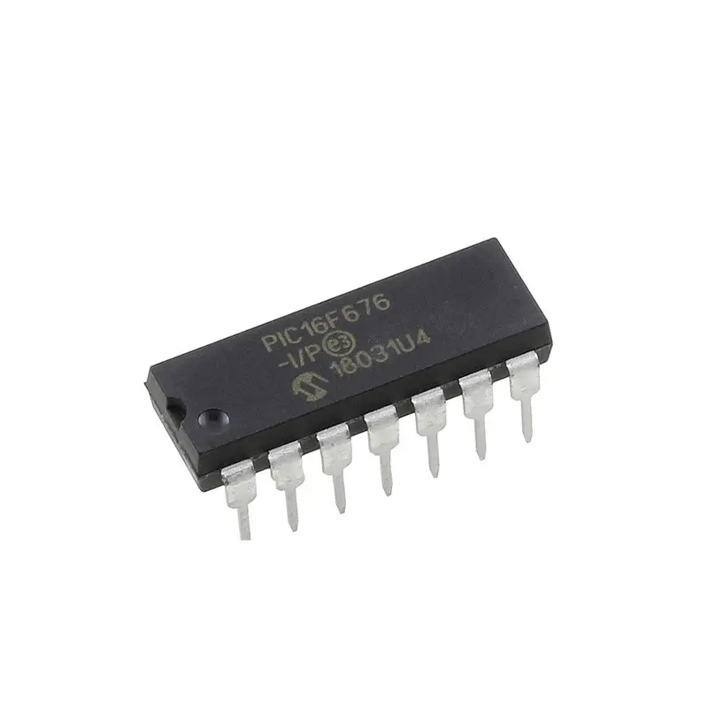 Electronic Components IC MCU PIC PIC16F676-I/P 14DIP Microcontroller Integrated Circuit IC Chip
