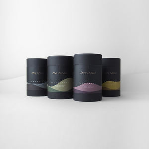 環境配慮型製品 円筒形パッケージ 化粧品容器 シリンダー包装缶 食品箱 お茶 コーヒー ワイン用紙管 - Product Image 4