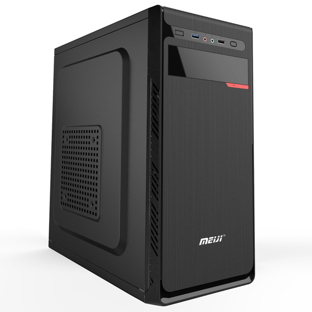 Desktop Computer Case&Tower Gaming Case PC Mid Tower Office Front Panel 3 USB SMPS