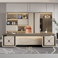 Meubles de bureau commerciaux Bureau de direction Bureau de direction moderne Bureau de direction en forme de L Bureau de direction modulaire Bureau de direction de luxe