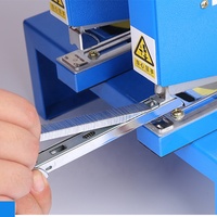 Machine à relier les livres pneumatique multifonctionnelle, agrafeuse à papier