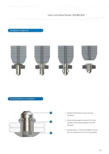 Ampoule haute résistance Structural <span class=keywords><strong>Orlock</strong></span> Rivets aveugles en acier inoxydable Hemlock Aveugle Pop Allok Rivets Résistent aux hochets et aux vibrations - Product Image 2