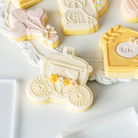 Hochzeit Auto Bär Prinzessin Alles Gute zum Geburtstag Kuchen Cookie Press Stamp Embosser Cutter Acryl Fondant Zucker Kuchen Craft Cutter