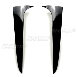 2Pcs Gloss Black Car Rear Window Side Spoiler Wing <b>Splitter</b> for BMW X3 F25 2011 2012-2017 Car Accessories - Product Image 2