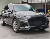 Kit carrosserie en fibre de carbone YICKU très vendu pour Audi Q5/Q5L/SQ5 - Lame avant/diffuseur arrière avec amélioration du système d'échappement