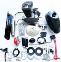 Ensemble Moteur de Vélo 100cc 2 Temps en Gros, Alésage 50mm, Double Bougies d'Allumage, ZEDA100 PRO, Refroidissement par Air, Démarrage au Kick