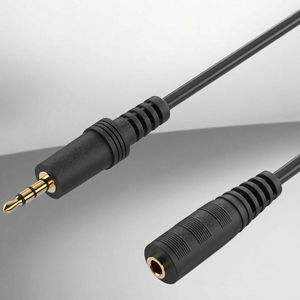 Câble <span class=keywords><strong>audio</strong></span> plaqué or haut de gamme 3,5 mm, gaine en PVC, 1 m, extension mâle-femelle <span class=keywords><strong>pour</strong></span> voiture, <span class=keywords><strong>casque</strong></span>, auxiliaire, stéréo, microphone, moniteur - Product Image 5