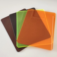 Feuille acrylique transparente ou colorée personnalisée pour impression UV avec impression numérique personnalisée, enseignes en acrylique
