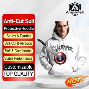 Sudadera con Capucha Resistente a Cortes AmpsafeX al por Mayor, Logotipo Personalizado, Ropa de Trabajo para Exteriores, Personalizable, Resistente al Calor 800C - Product Image 1