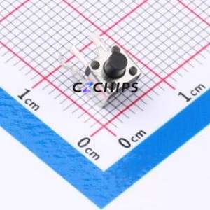 TP12612650 Tactile Switch Through hole Component (THT) Switch Single Pole Single Throw Round Button 1.6N Through Hole - Product Image 1