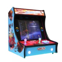 Kit d'Arcade Bartop Mdf 60/412 Jeux en 1, Joystick pour Utilisation à Domicile, Borne de Jeux Vidéo