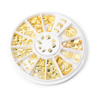 Accessoires de décoration pour ongles en alliage 3D DIY de haute qualité, 12 compartiments, rivets et breloques Bling Bling