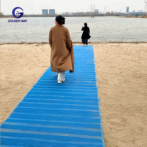 Anti slip Polyester Mesh Roll Accessibility <strong>Wheelchair</strong> Strip Beach Access Mat for Beach Sidewalk - Product Image 2