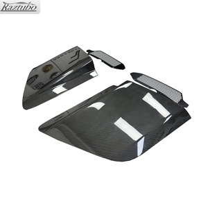 Panneaux de lame de garde-boue de porte latérale de garniture d'aération de côté de voiture de Fiber de carbone sèche de Style Capristo pour <span class=keywords><strong>Audi</strong></span> R8 - Product Image 5